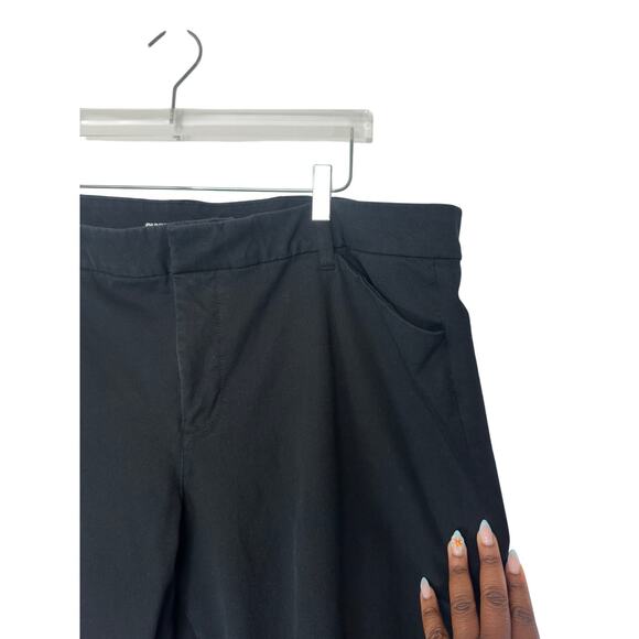 Old Navy Black Career Office Work High Rise Straight Leg Pixie Pants Size 22 - Picture 5 of 11